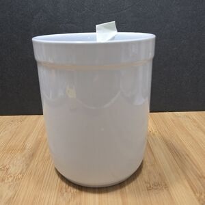 Farberware Ceramic Utensil Holder white crock style canister